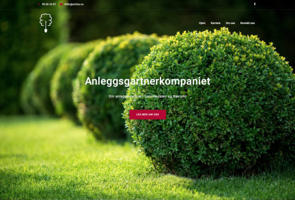 Ny webside til Anleggsgartnerkompaniet